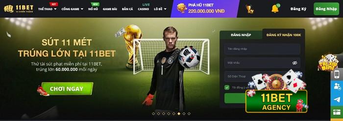 Nhà cái 11bet us rất có tiếng tăm trên thị trường